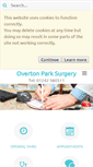 Mobile Screenshot of overtonparksurgery.com